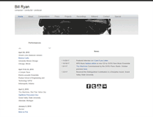 Tablet Screenshot of billryanmusic.com